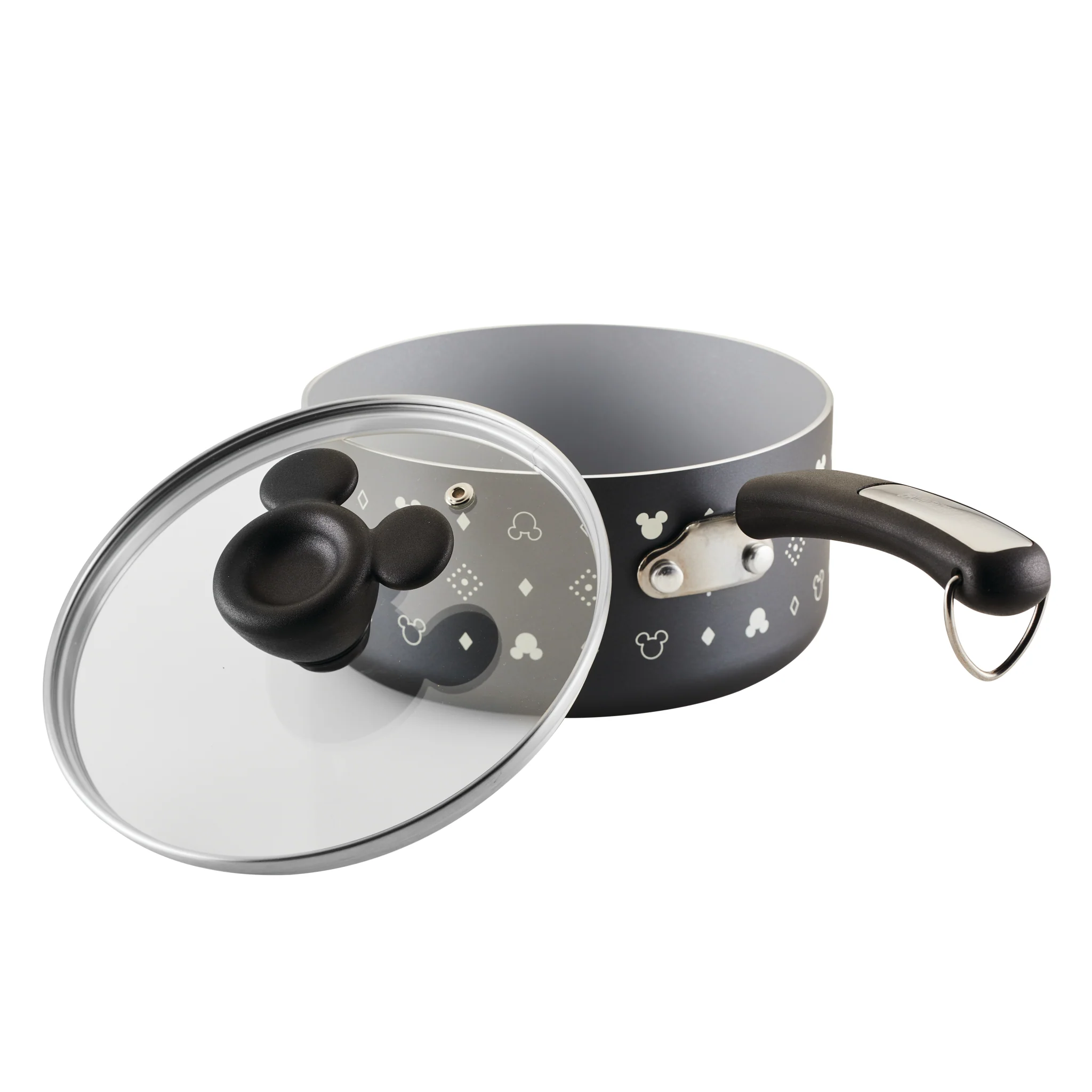 2-Quart Monochrome Ceramic Nonstick Saucepan with Lid - Image 8
