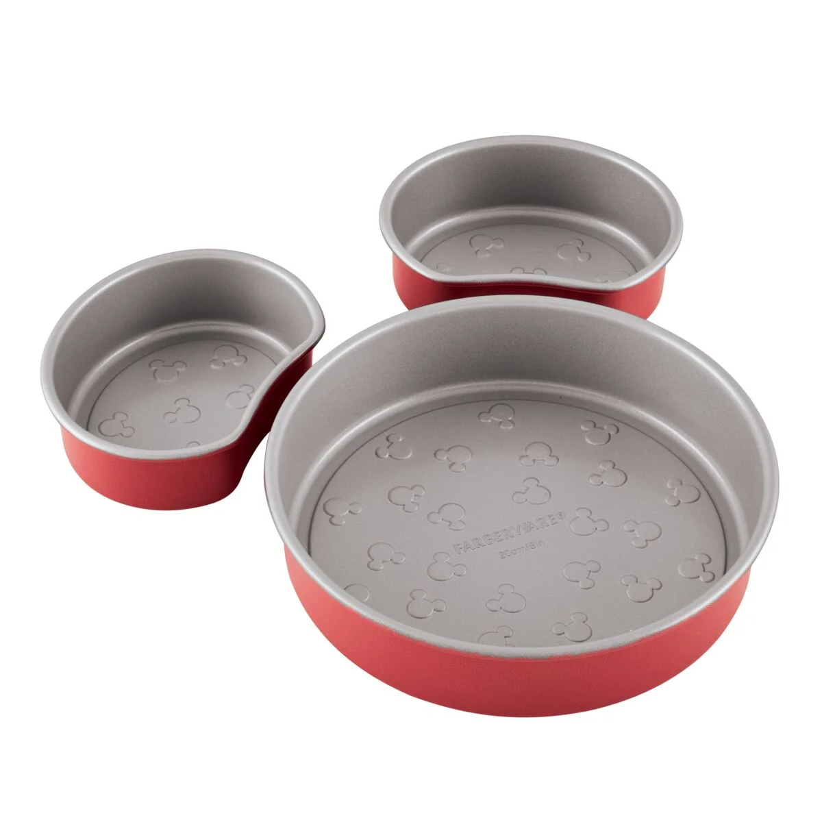 3-Piece Nonstick Mickey Head Cake Pan Set - Image 10