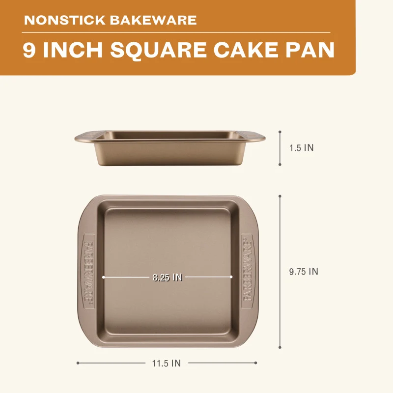 9-Inch Square Cake Pan - Image 2