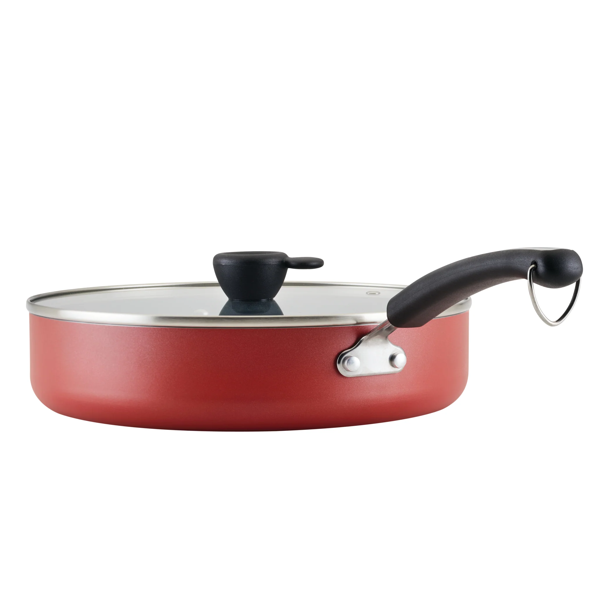 Bon Voyage 4.5-Quart Ceramic Nonstick Sauté Pan with Lid and Helper Handle - Image 4