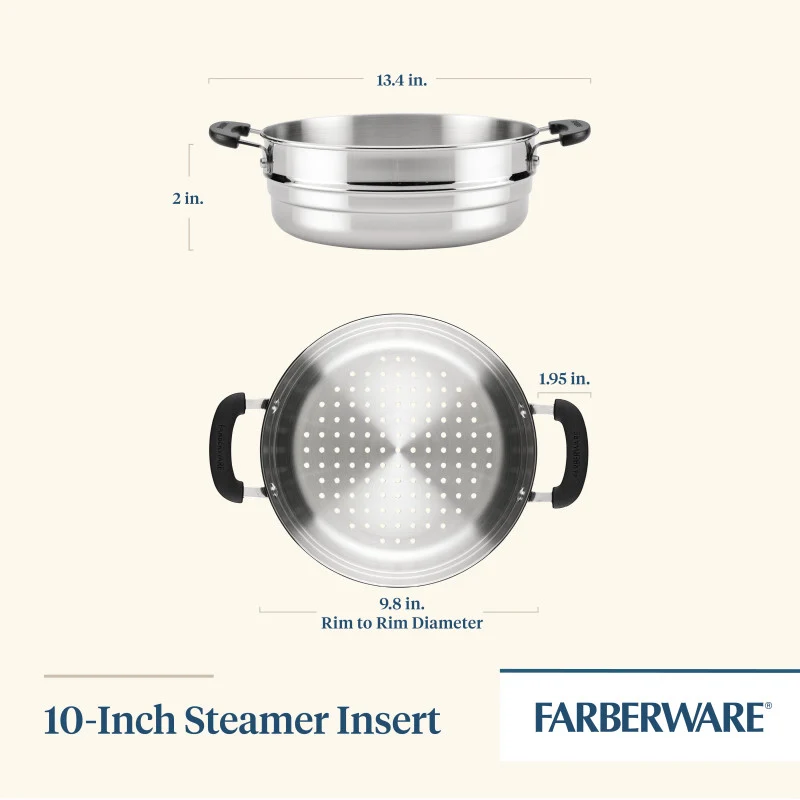 10 Inch Steamer Insert Stainless Steel - Image 3