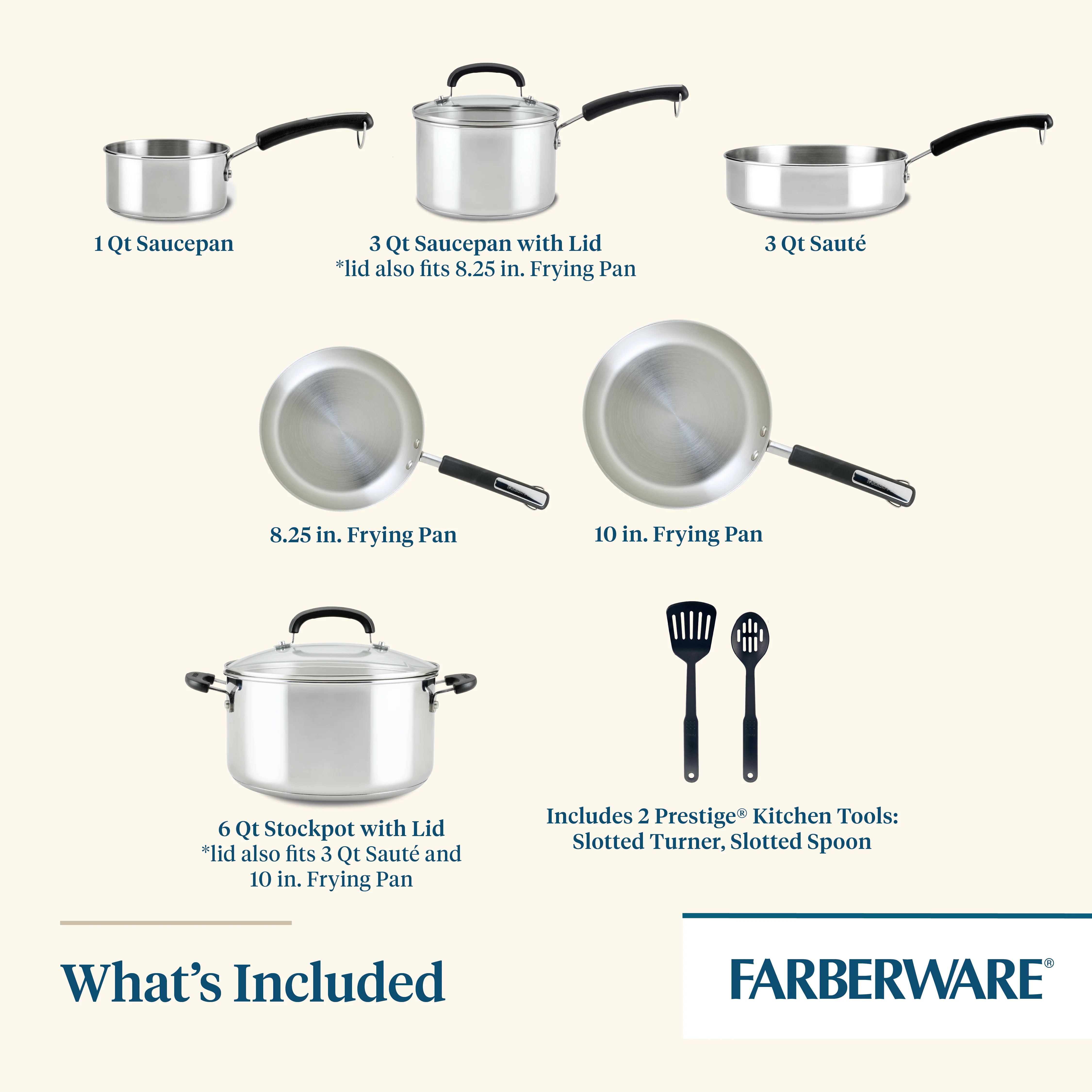 10-Piece Stainless Steel Cookware Set - Image 7