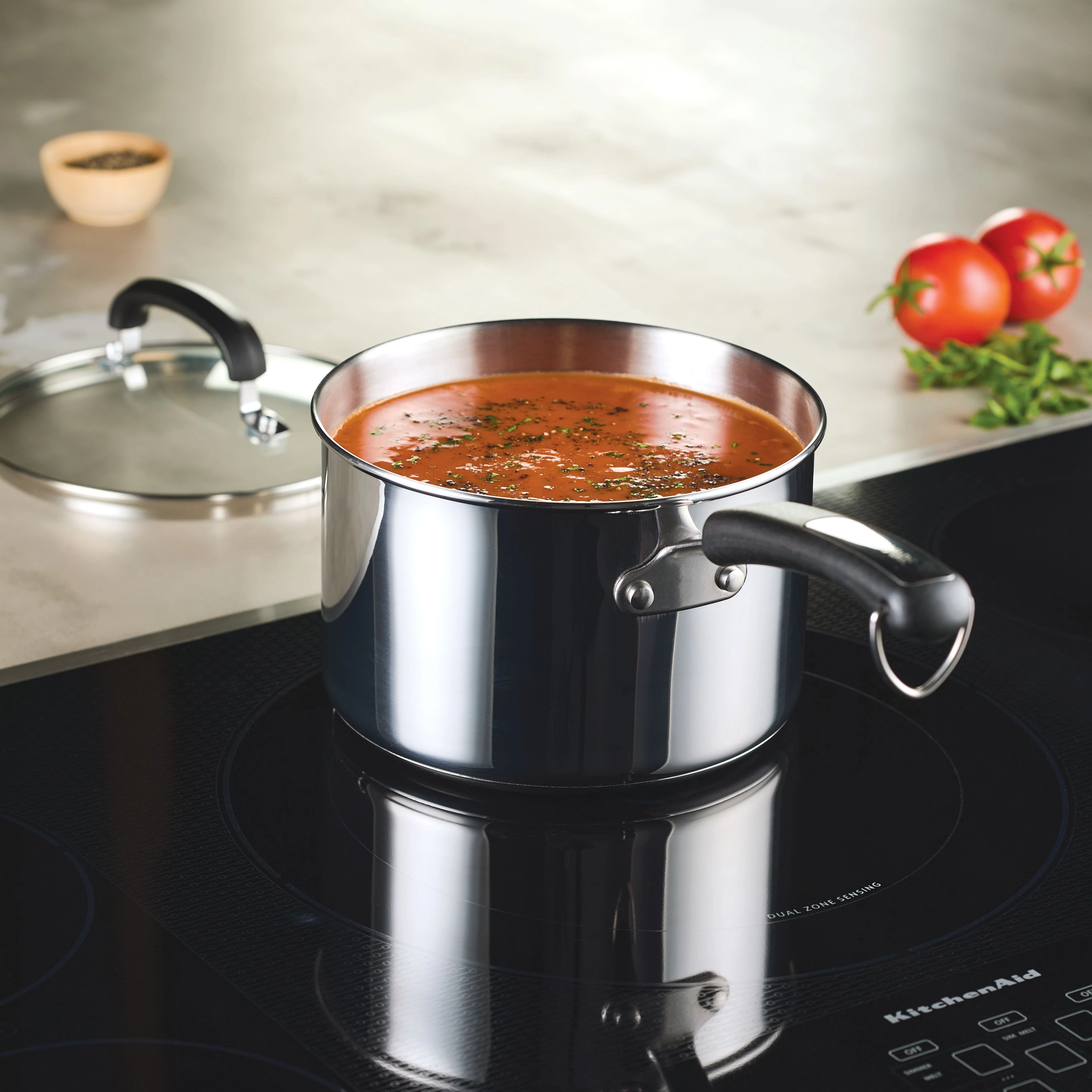 3-Quart Stainless Steel Saucepan - Image 3