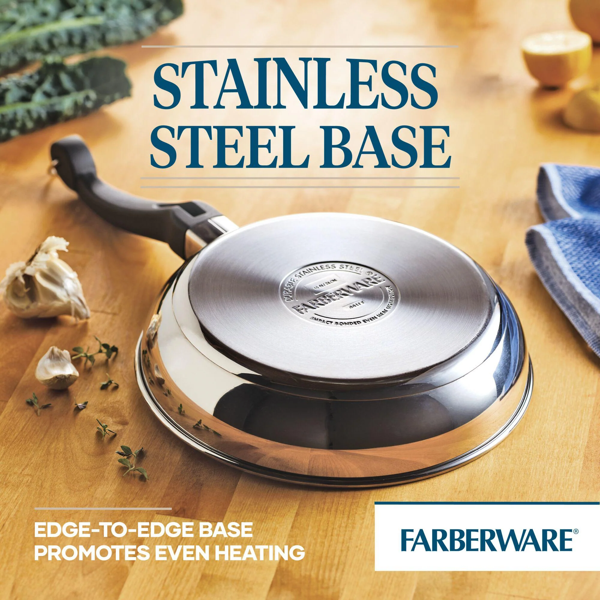 Classic Traditions Ceramic Stainless Steel 12-Piece Cookware Set - Image 7