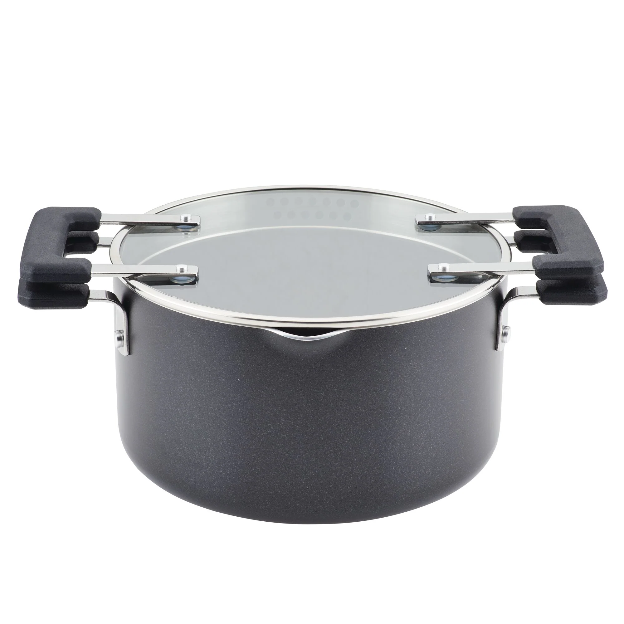 6-Quart Nonstick Straining Saucepot - Image 6