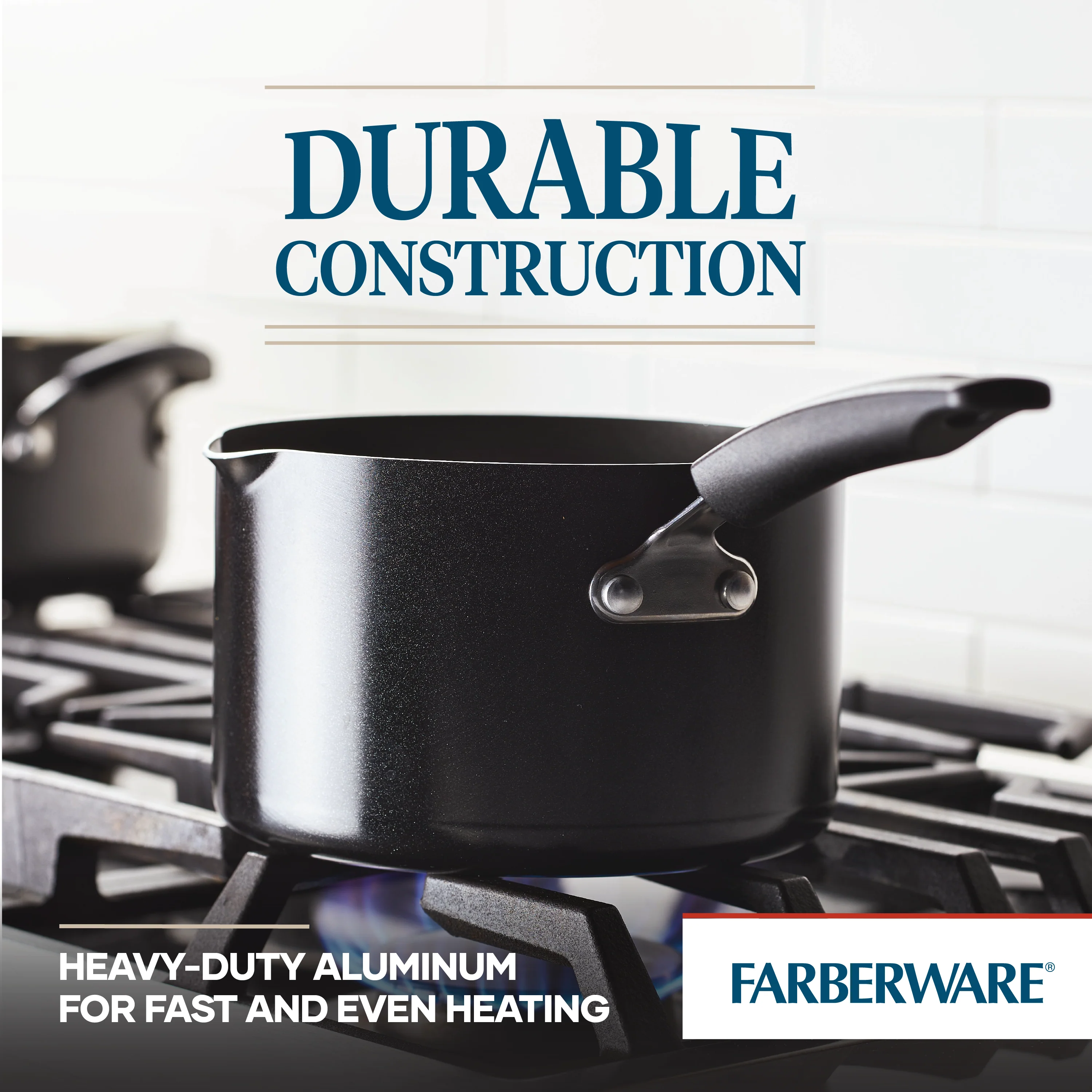 3-Quart Nonstick Straining Saucepan - Image 6