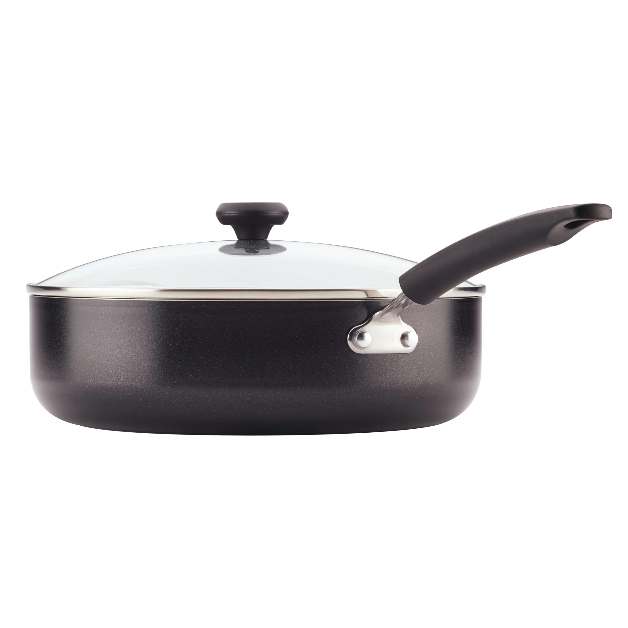 6-Quart Nonstick Jumbo Cooker with Lid and Helper Handle - Image 4