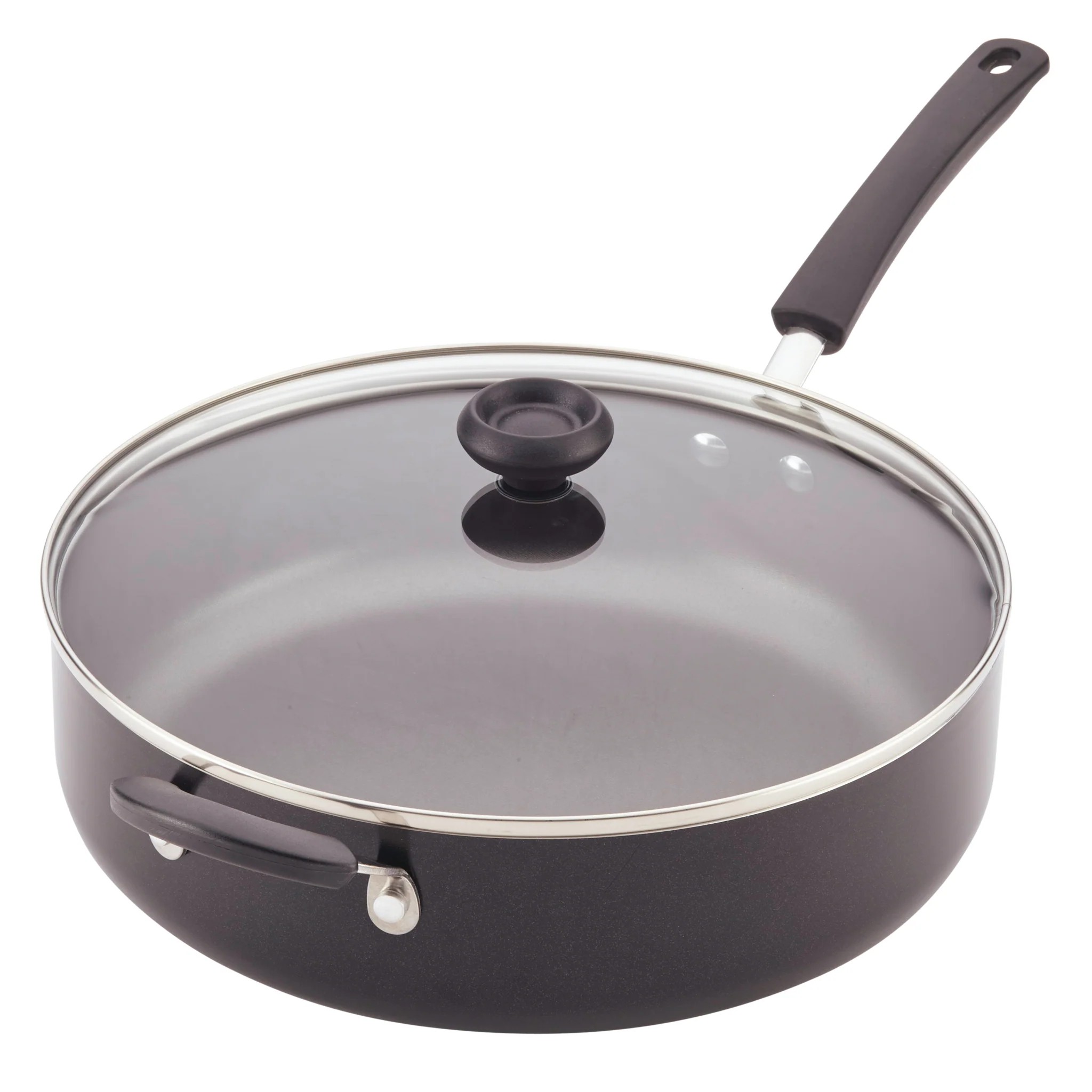 6-Quart Nonstick Jumbo Cooker with Lid and Helper Handle - Image 5