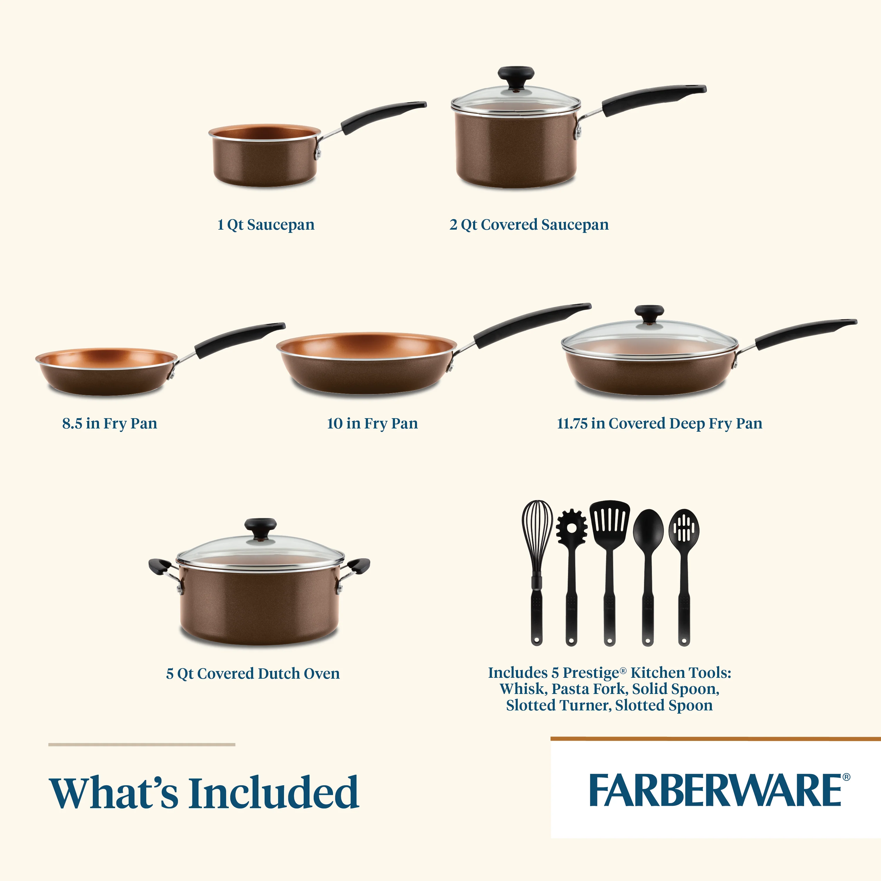 14-Piece Ceramic Nonstick Cookware Set - Image 6