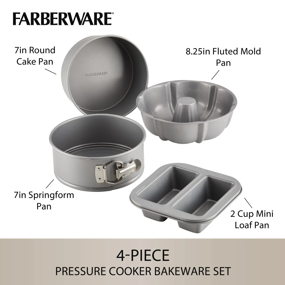 4-Piece Nonstick Specialty Bakeware Set - Image 4