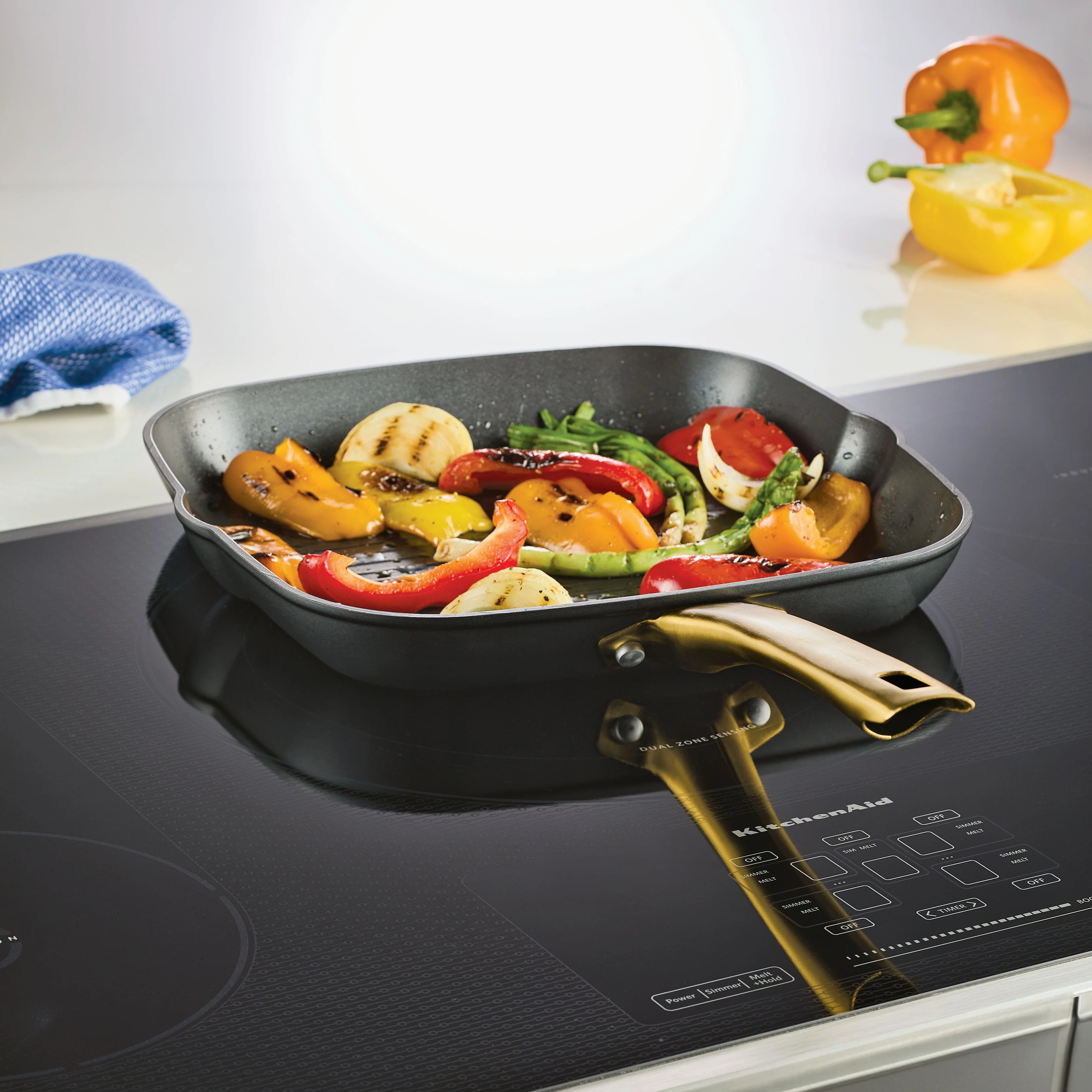 Forged Induction Ceramic 11-Inch Square Grill Pan - Image 5