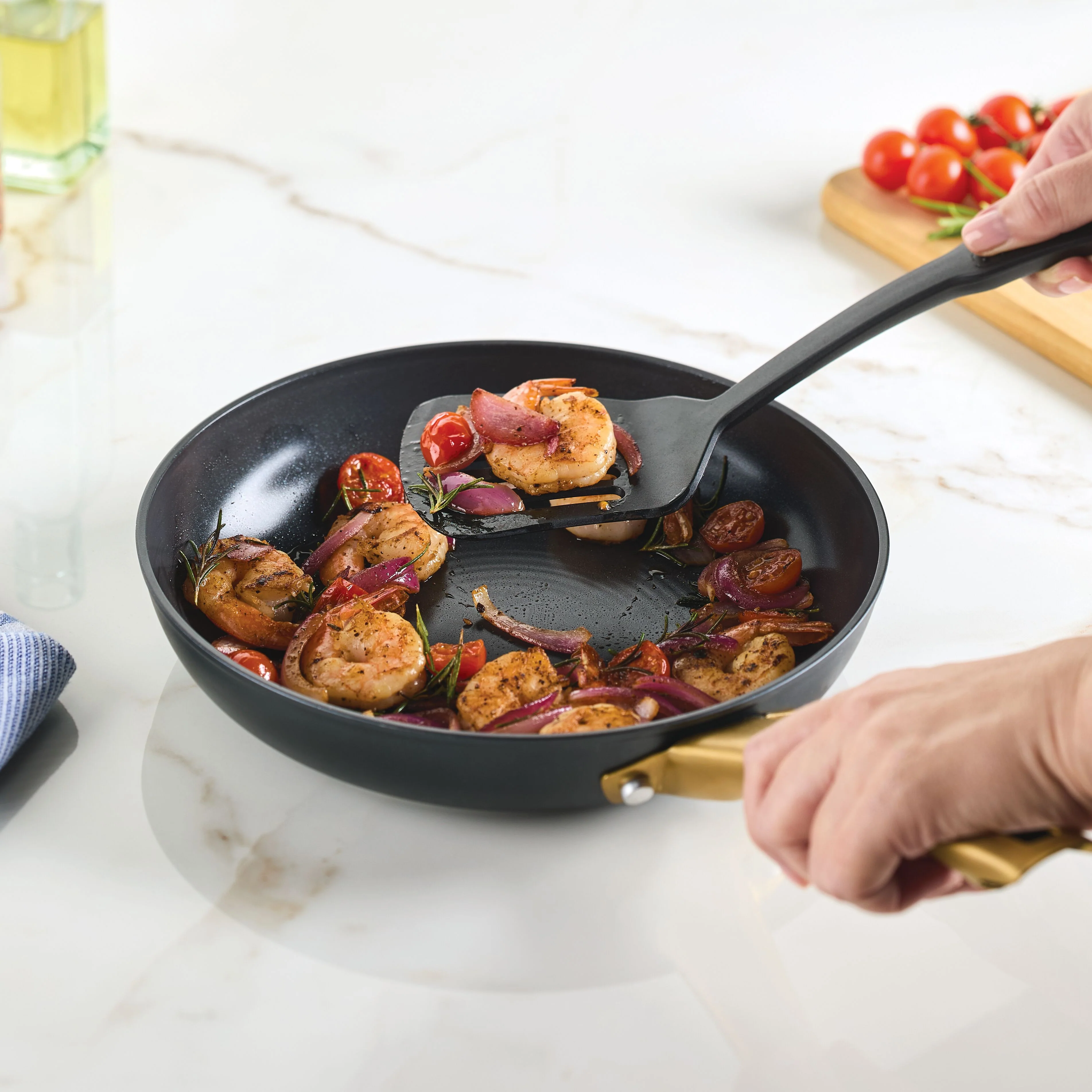 Forged Induction Ceramic 12-Piece Cookware Set - Image 6