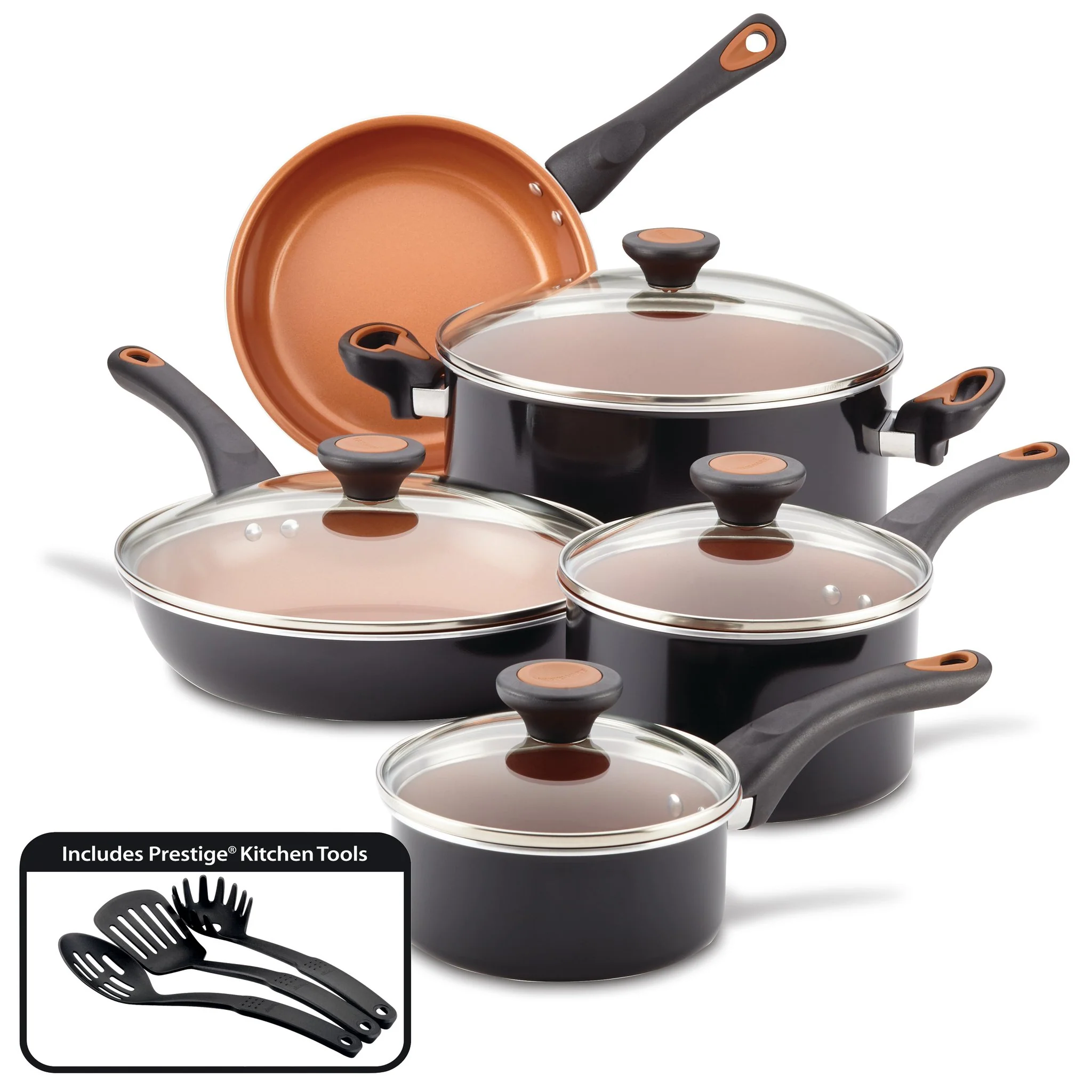 12-Piece Copper Ceramic Nonstick Cookware Set - Image 10