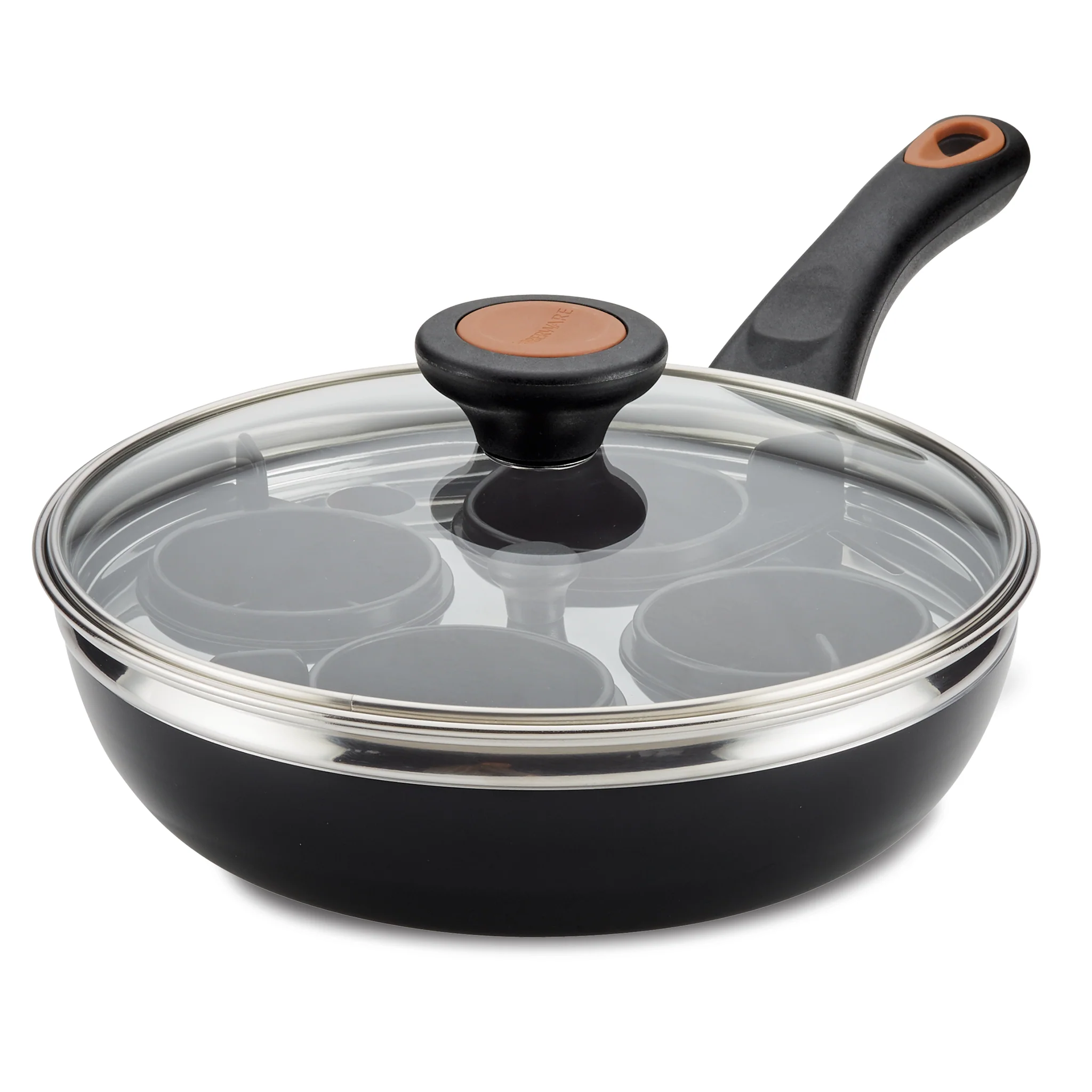 8-Inch Copper Ceramic Nonstick Egg Poacher