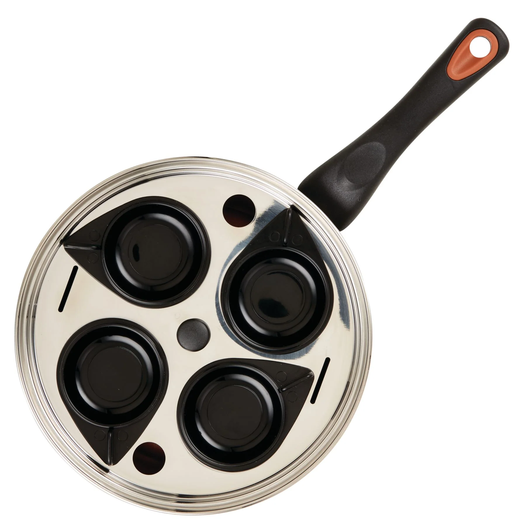 8-Inch Copper Ceramic Nonstick Egg Poacher - Image 2