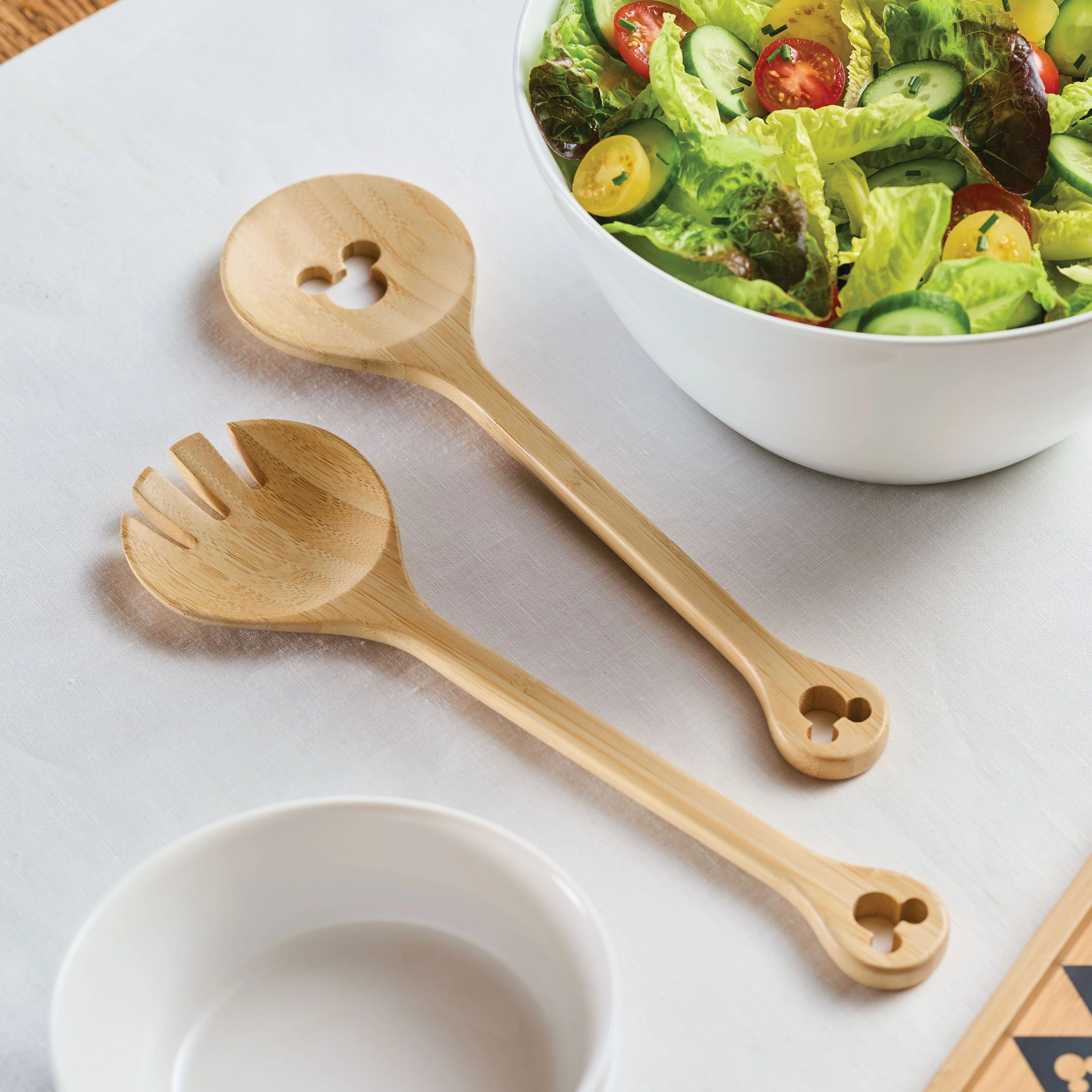2-Piece Bamboo Salad Server Set - Image 3