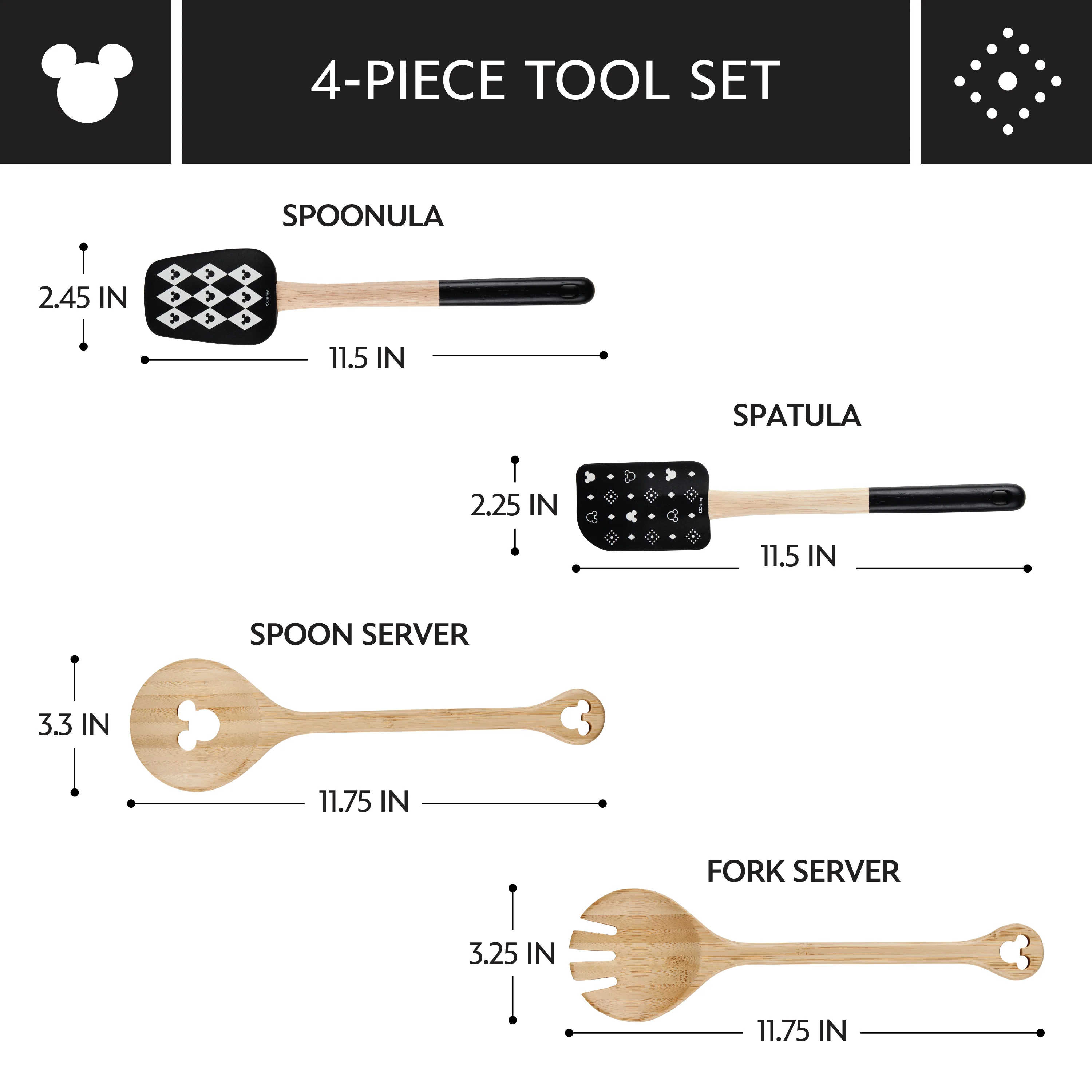 Monochrome Kitchen Tool Set - Image 9