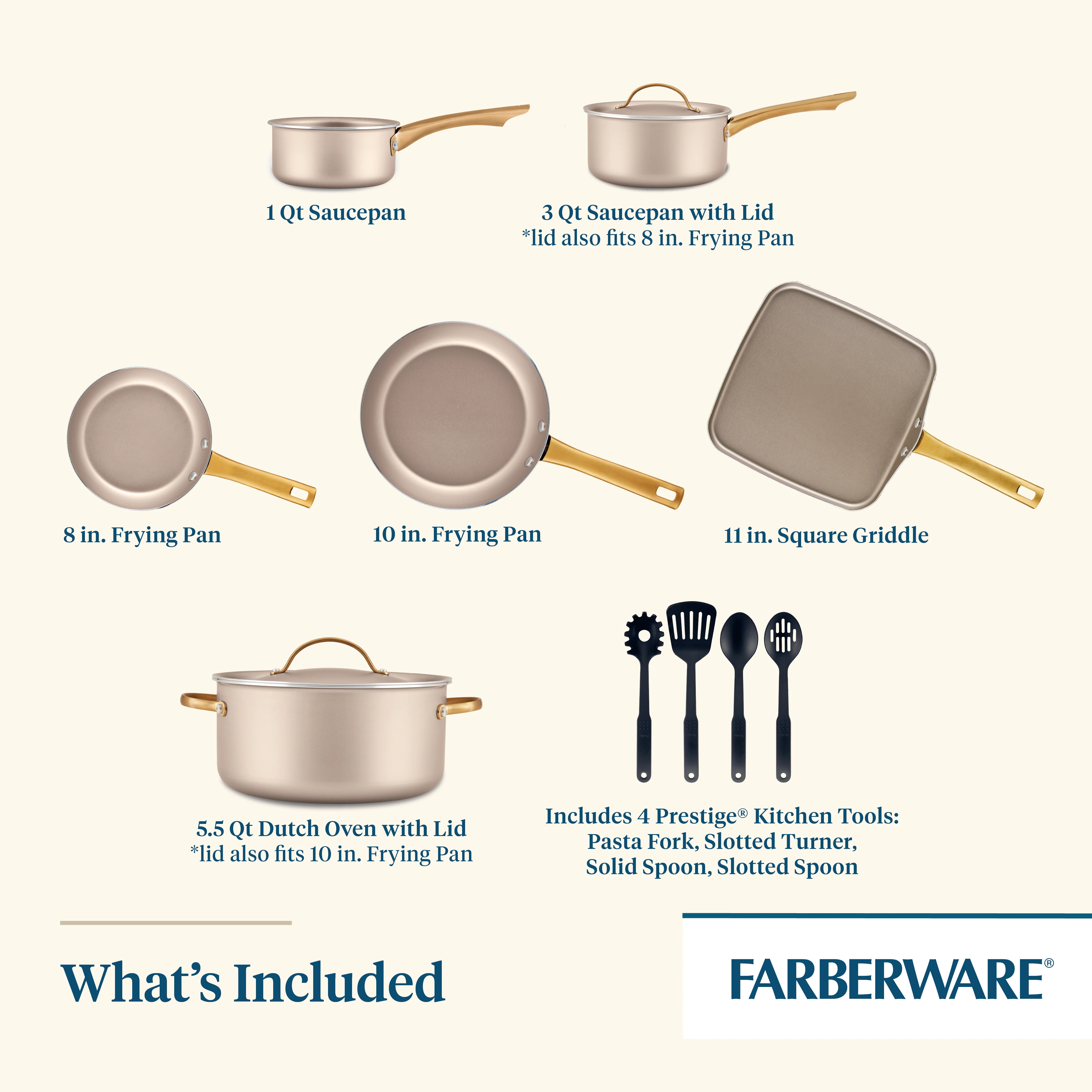 Radiant Nonstick 12-Piece Cookware Set - Image 7
