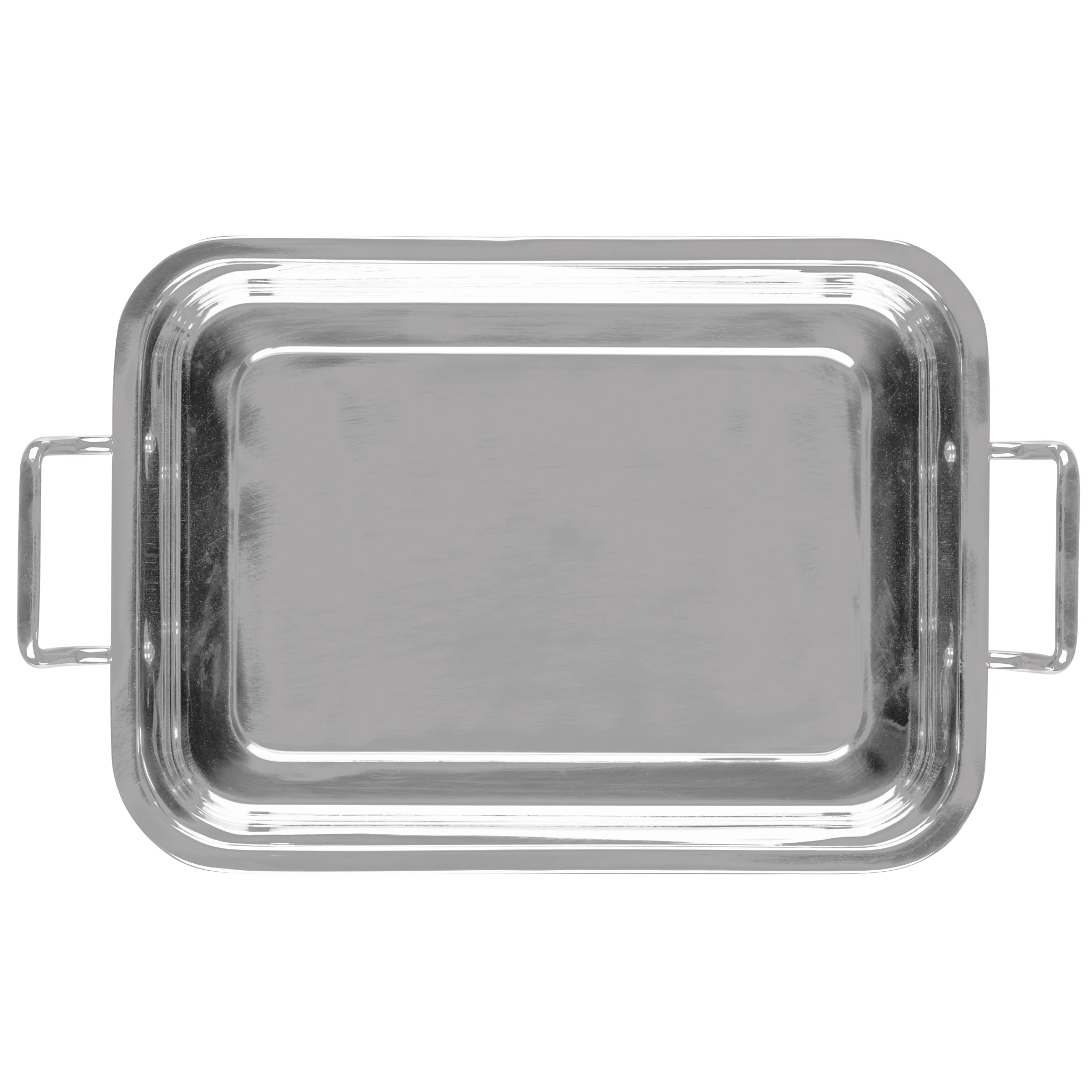17" x 12.25" Stainless Steel Roaster with Rack - Image 8