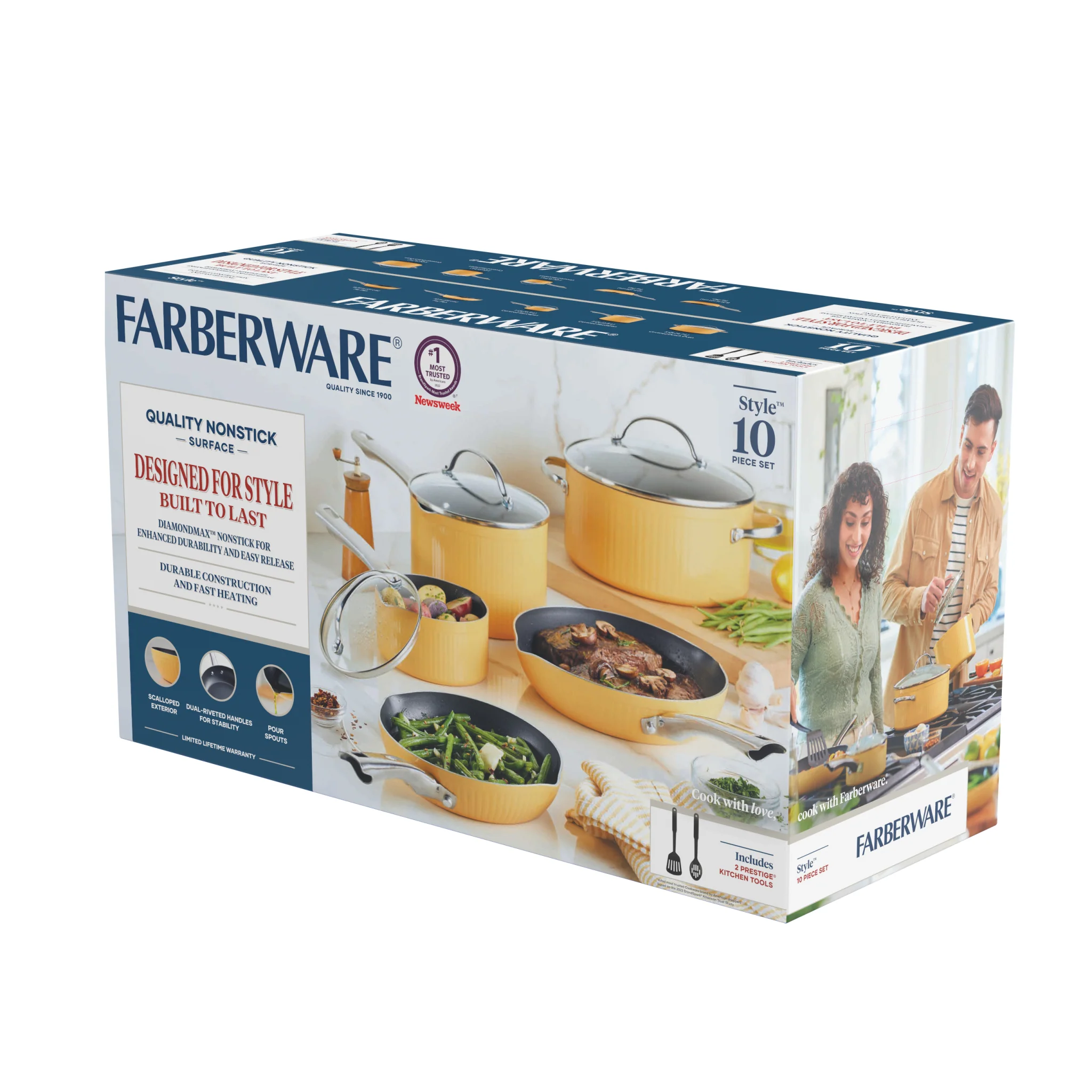 Style Nonstick Cookware Set, 10-Piece - Image 11
