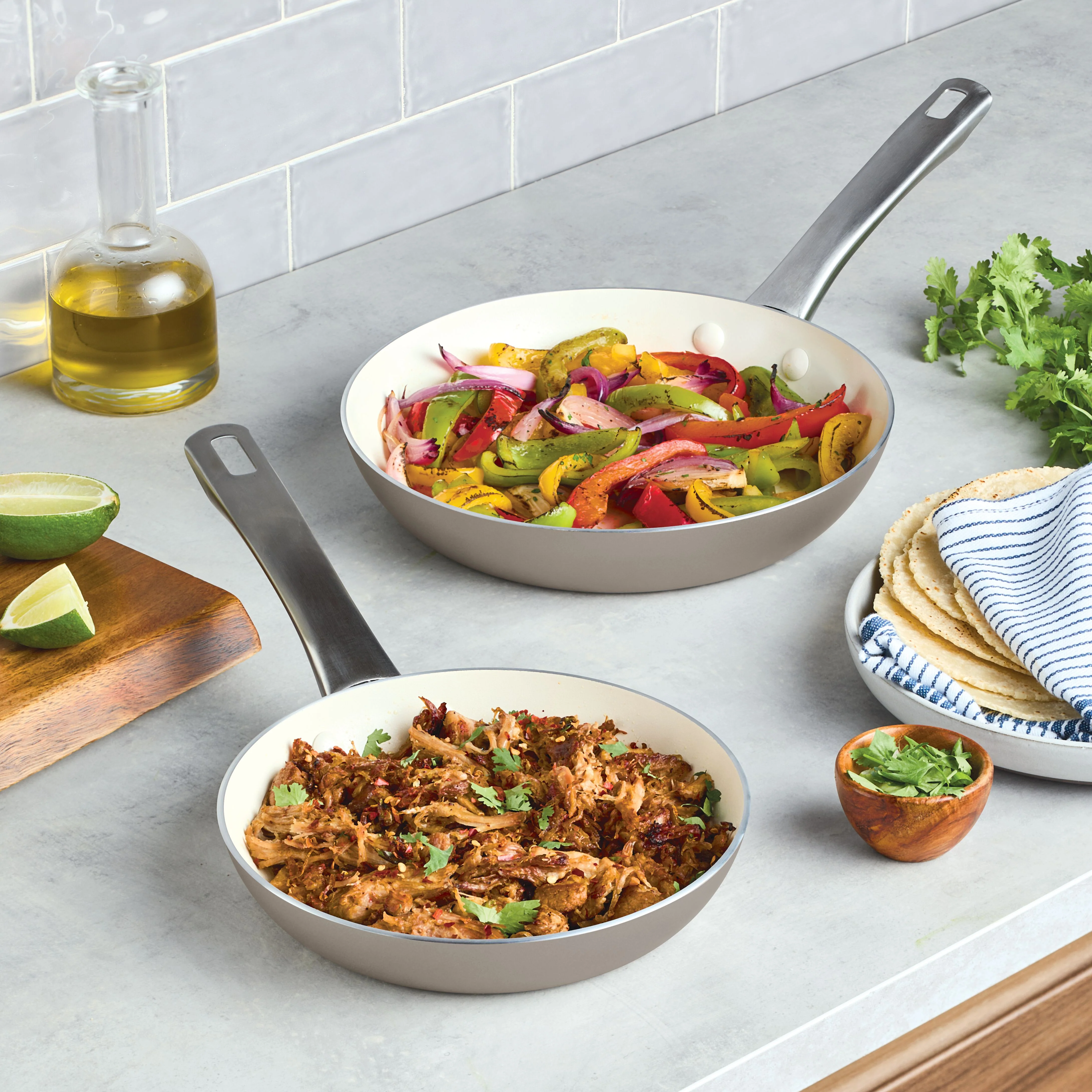 Ceramic Nonstick Frying Pan Twin Pack - Image 3